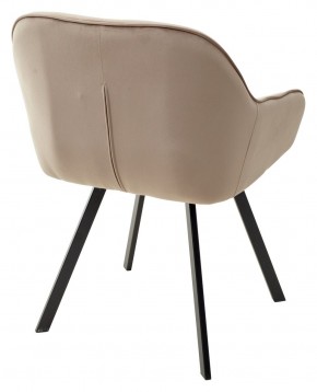 Стул GALE 360 град. поворот. BLUVEL-40 BEIGE, велюр/ черный каркас, М-City в Салехарде - salekhard.mebel24.online | фото 4