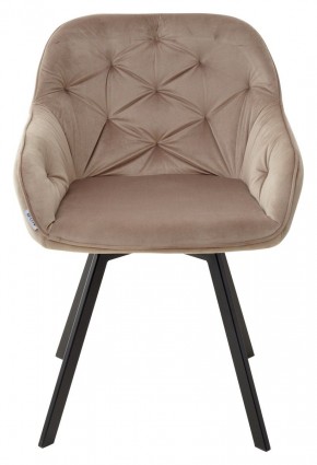 Стул GALE 360 град. поворот. BLUVEL-40 BEIGE, велюр/ черный каркас, М-City в Салехарде - salekhard.mebel24.online | фото 6