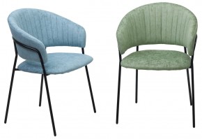 Стул ГЕММА, цвет RAIN 7 breeze, велюр / черный каркас М-City в Салехарде - salekhard.mebel24.online | фото 6