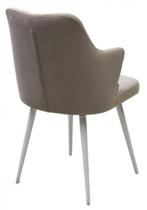 Стул HERMAN 360 град. ЛАТТЕ #25, велюр / белый каркас М-City в Салехарде - salekhard.mebel24.online | фото 5