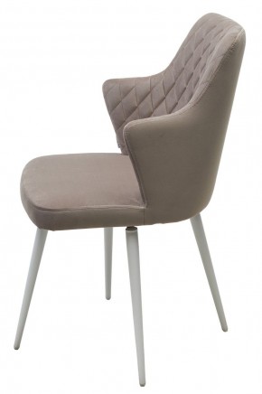 Стул HERMAN 360 град. ЛАТТЕ #25, велюр / белый каркас М-City в Салехарде - salekhard.mebel24.online | фото 6
