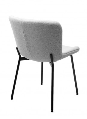 Стул RIYA UF992-01 Белый, teddy / черный каркас М-City в Салехарде - salekhard.mebel24.online | фото 2
