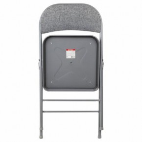 Стул складной BRABIX "Golf Plus CF-003 КОМФОРТ", серый каркас, серая ткань, 532890 в Салехарде - salekhard.mebel24.online | фото 3