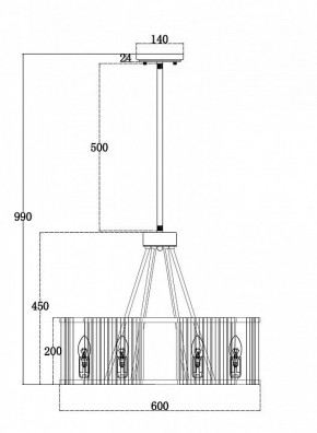 Светильник на штанге Maytoni Solar MOD087PL-06G в Салехарде - salekhard.mebel24.online | фото 4