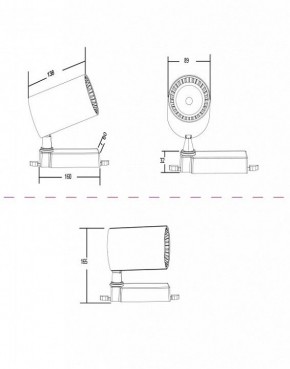 Светильник на штанге Maytoni Vuoro TR029-3-30W3K-W в Салехарде - salekhard.mebel24.online | фото 3