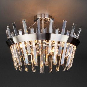 Светильник на штанге TK Lighting Steccato 10111/5 сатин-никель/прозрачный хрусталь Strotskis в Салехарде - salekhard.mebel24.online | фото 2