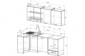 ТЕРЦИЯ Кухонный гарнитур Прайм 400 (1100*2000 мм) в Салехарде - salekhard.mebel24.online | фото 2