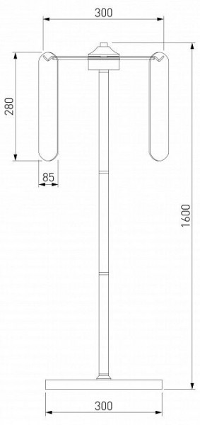 Торшер Eurosvet Claire 01171/3 золото в Салехарде - salekhard.mebel24.online | фото 3