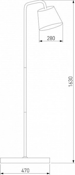 Торшер Eurosvet Montero 01135/1 белый в Салехарде - salekhard.mebel24.online | фото 2