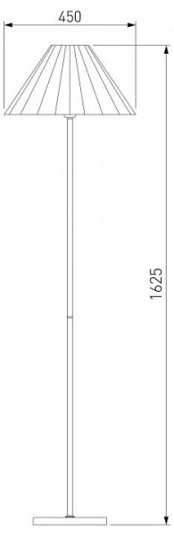 Торшер Eurosvet Peony 01133/1 хром/графит в Салехарде - salekhard.mebel24.online | фото 3