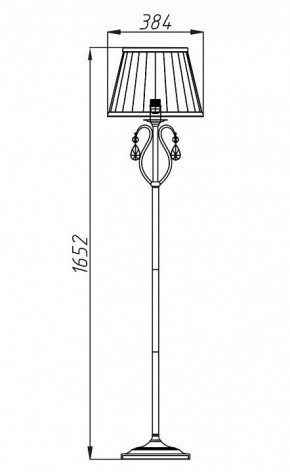 Торшер Maytoni Brionia ARM172-11-G в Салехарде - salekhard.mebel24.online | фото 2