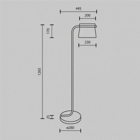 Торшер Maytoni Cabaret MOD170FL-L8BS3K в Салехарде - salekhard.mebel24.online | фото 7