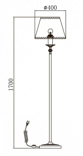 Торшер Maytoni Soffia RC093-FL-01-R в Салехарде - salekhard.mebel24.online | фото 3