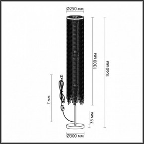 Торшер Odeon Light Chokka 5028/3F в Салехарде - salekhard.mebel24.online | фото 4