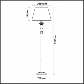 Торшер Odeon Light Gaellori 3393/1F в Салехарде - salekhard.mebel24.online | фото 3