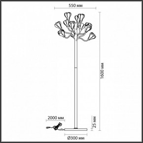 Торшер Odeon Light Gardi 5090/12F в Салехарде - salekhard.mebel24.online | фото 5