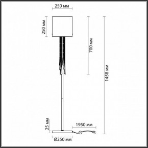 Торшер Odeon Light Nicole 4886/1F в Салехарде - salekhard.mebel24.online | фото 4