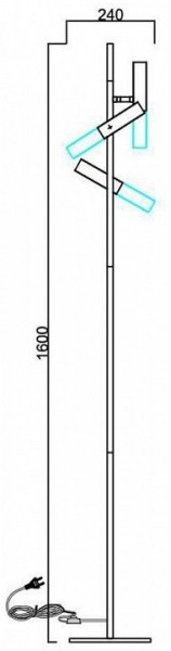 Торшер ST-Luce Eclip SL1236.405.03 в Салехарде - salekhard.mebel24.online | фото 5