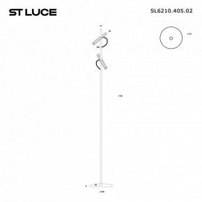 Торшер ST-Luce LILT SL6210.405.02 в Салехарде - salekhard.mebel24.online | фото 2