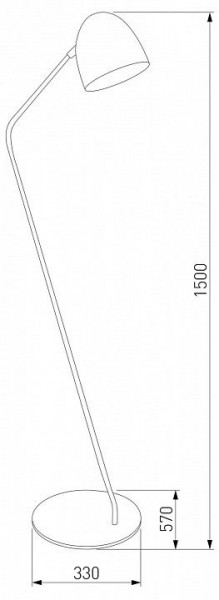 Торшер TK Lighting Soho 5037 Soho Black в Салехарде - salekhard.mebel24.online | фото 2