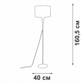 Торшер Vitaluce V2890 V2890-1/1P в Салехарде - salekhard.mebel24.online | фото 2