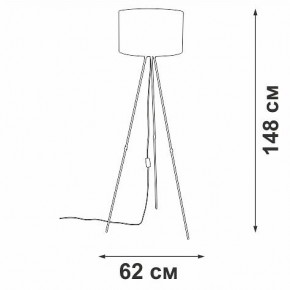 Торшер Vitaluce V2957 V2957-0/1P в Салехарде - salekhard.mebel24.online | фото 4