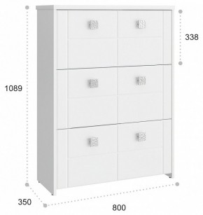 Тумба для обуви Изабель ИЗ-55К в Салехарде - salekhard.mebel24.online | фото 3