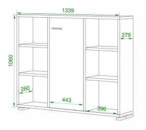 Тумба комбинированная Домино ПУ-60-2 в Салехарде - salekhard.mebel24.online | фото 2