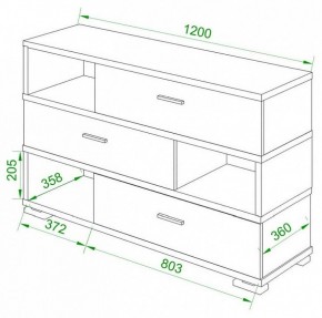 Тумба комбинированная Домино СБ-40/3-ПВК в Салехарде - salekhard.mebel24.online | фото 2