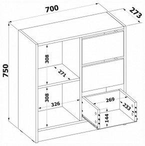 Тумба комбинированная Т-1 в Салехарде - salekhard.mebel24.online | фото 4