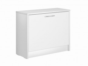 Тумба ОРИОН с одной полкой для обуви, цвет белый в Салехарде - salekhard.mebel24.online | фото