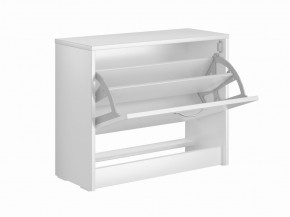Тумба ОРИОН с одной полкой для обуви, цвет белый в Салехарде - salekhard.mebel24.online | фото 2