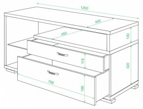 Тумба под ТВ Домино ТК-10М в Салехарде - salekhard.mebel24.online | фото 2