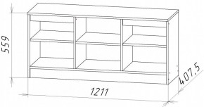 НИЦЦА-9 Тумба под ТВ (НЦ.09) в Салехарде - salekhard.mebel24.online | фото 2