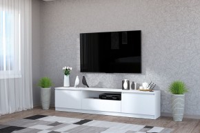 Тумба под ТВ "Хилтон" (Белый текстурный) в Салехарде - salekhard.mebel24.online | фото
