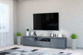 Тумба под ТВ "Хилтон" (Графит) в Салехарде - salekhard.mebel24.online | фото