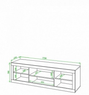 Тумба под ТВ Toivo Кон170 в Салехарде - salekhard.mebel24.online | фото 2