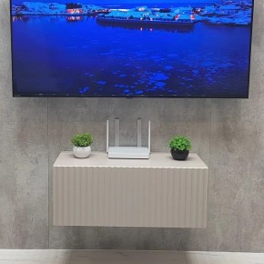 Тумба подвесная под ТВ LINES MTV1-MA 750 Бежевый (Леда-М 10.1.5) в Салехарде - salekhard.mebel24.online | фото 5