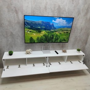 Тумба подвесная под ТВ LINES MTV4-MA 1150 Белый матовый (Белый-M 10.1.2) в Салехарде - salekhard.mebel24.online | фото 11
