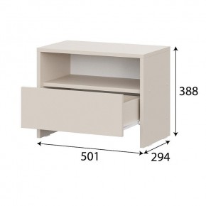 КАМЕЛИЯ 1 Серия 2 Тумба прикроватная Меланж в Салехарде - salekhard.mebel24.online | фото 3