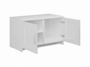 Тумба СИРИУС двухдверная низкая, цвет белый в Салехарде - salekhard.mebel24.online | фото 2