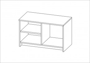 Тумба СИРИУС двухдверная низкая, цвет Дуб Венге в Салехарде - salekhard.mebel24.online | фото 2
