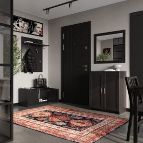 Тумба СИРИУС двухдверная низкая, цвет Дуб Венге в Салехарде - salekhard.mebel24.online | фото 4