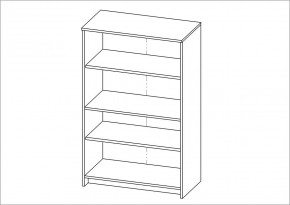 Тумба СИРИУС двухдверная высокая, цвет Дуб Сонома в Салехарде - salekhard.mebel24.online | фото 2