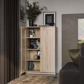 Тумба СИРИУС двухдверная высокая, цвет Дуб Сонома в Салехарде - salekhard.mebel24.online | фото 4