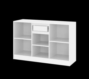 Тумба ТВ малая Парус (Белый/Графит) в Салехарде - salekhard.mebel24.online | фото 5