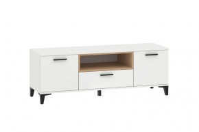 Тумба ТВА НМ 013.43 "Bergen" (Белый/Дуб бунратти) в Салехарде - salekhard.mebel24.online | фото