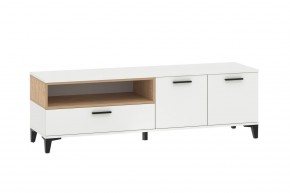 Тумба ТВА НМ 013.44 "Bergen" (Белый/Дуб бунратти) в Салехарде - salekhard.mebel24.online | фото