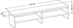 ТВ-тумба Энкель ТВ16, тамбурат, цвет белый в Салехарде - salekhard.mebel24.online | фото 3