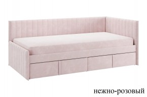 ТВИКС Кровать (тахта) с ящиками 900 (нежно-розовый) в Салехарде - salekhard.mebel24.online | фото